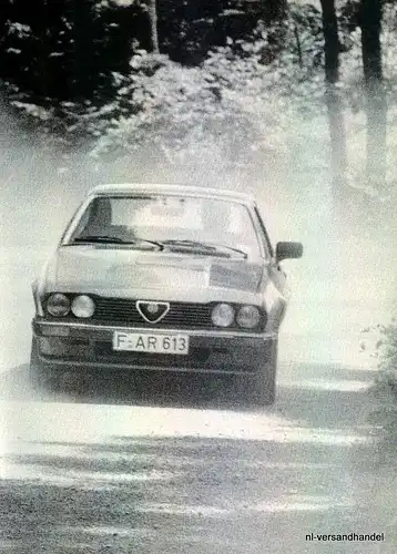 ALFA ROMEO-KRAFT-1981-Reklame-Werbung-genuine Ad-La publicité-nl-Versandhandel 