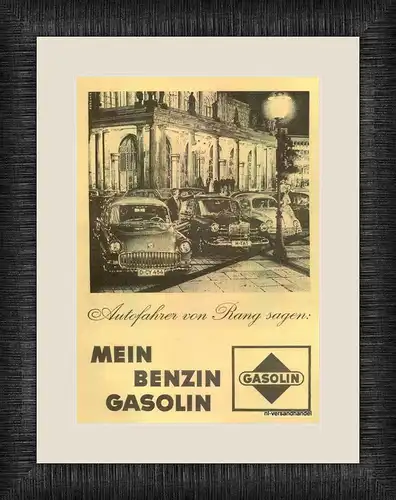 GASOLIN-1965-ORIGINAL-Reklame-Werbung-genuine Ad-La publicité-nl-Versandhandel