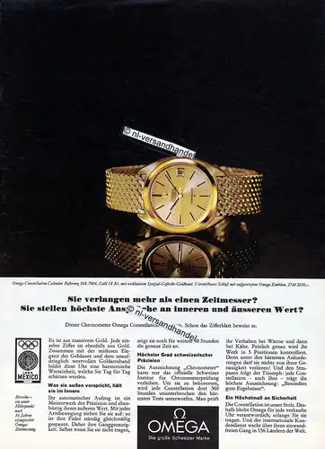Omega-Constellation-1966-Reklame-Werbung-genuine Advertising-nl-Versandhandel