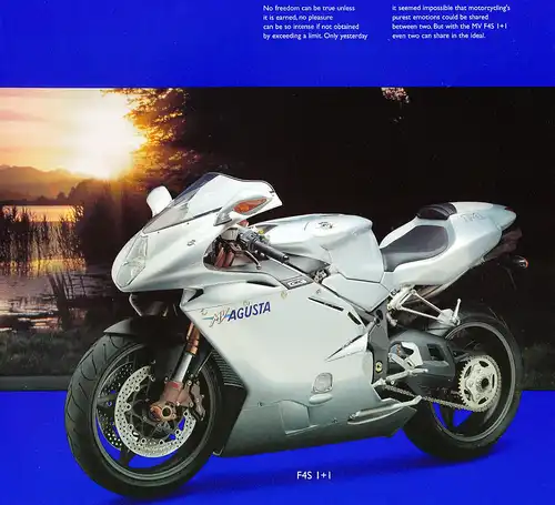 MV Agusta - Modellprogramm - Prospekt  -  06/2002 - english  - nl-Versandhandel