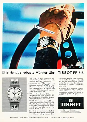 Tissot-PR516-1967-Reklame-Werbung-vintage print ad-Vintage Publicidad