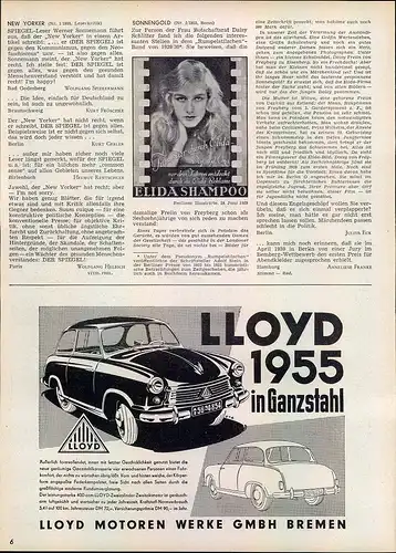 Lloyd-1955-Reklame-Werbung-genuine Advert-La publicité-nl-Versandhandel