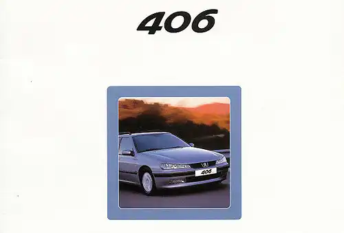 Peugeot - 406 - Limousine/Break - Prospekt - 09/01 - Deutsch - nl-Versandhandel