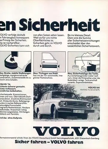Volvo-144-1973-Reklame-Werbung-genuineAdvertising-nl-Versandhandel