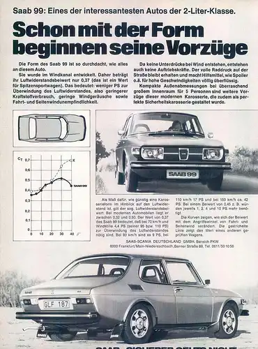 Saab-99-1973-Reklame-Werbung-genuineAdvertising-nl-Versandhandel 