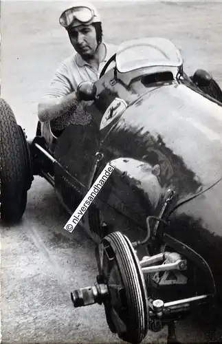 Kunstdruck - Ascari-Ferrari -Jean Behra - Juan Manuel Fangio - nl-Versandhandel