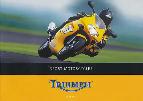 Triumph - Sport Motorcycles - Prospekt  - 2001 - Deutsch - nl-Versandhandel