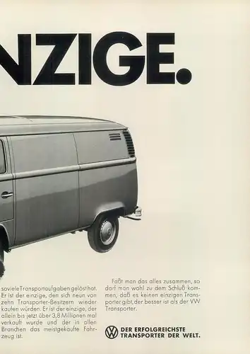 VW-Transporter-1974-VIII-Reklame-Werbung-vintage print ad-Vintage Publicidad