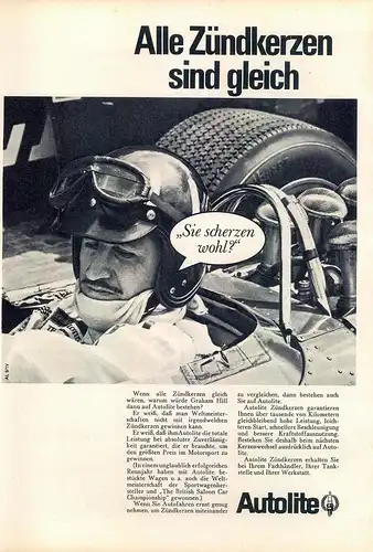 Lotus-Graham-Hill-1969-Reklame-Werbung-vintage print ad-Vintage Publicidad