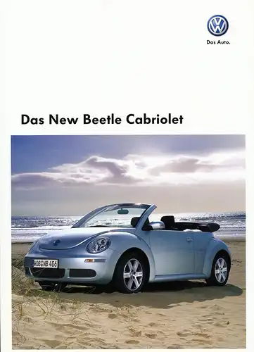 Volkswagen -  Beetle Cabriolet  - Prospekt - 11/09 - Deutsch - nl-Versandhandel