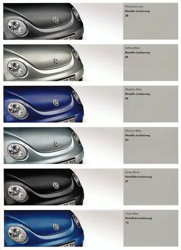 Volkswagen -  Beetle Cabriolet  - Prospekt - 11/09 - Deutsch - nl-Versandhandel