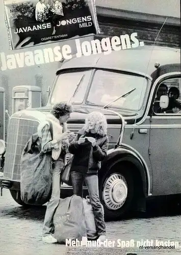 MERCEDES BENZ-BUS-2-1981-Reklame-Werbung-genuine Advert-La publicité-nl-Versand