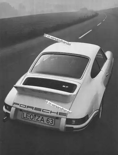 Porsche-CARRERA-RS-1972-Reklame-Werbung-genuine Advertising- nl-Versandhandel 