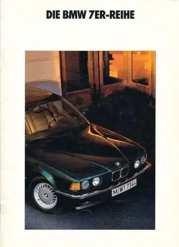 BMW - 7er -730i -735iL - E32 - Prospekt - 02/90 - Deutsch - nl-Versandhandel