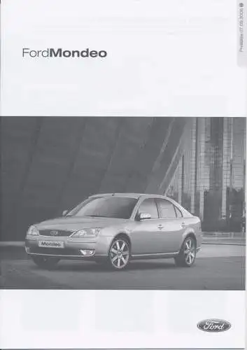 Ford - Mondeo - Preisliste - 09/2006 - Deutsch - nl-Versandhandel