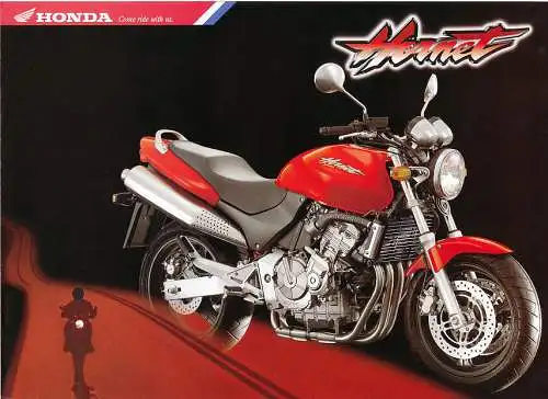 Honda -  Hornet - G-Type -  Prospekt  - Deutsch - 11/98 - nl-Versandhandel