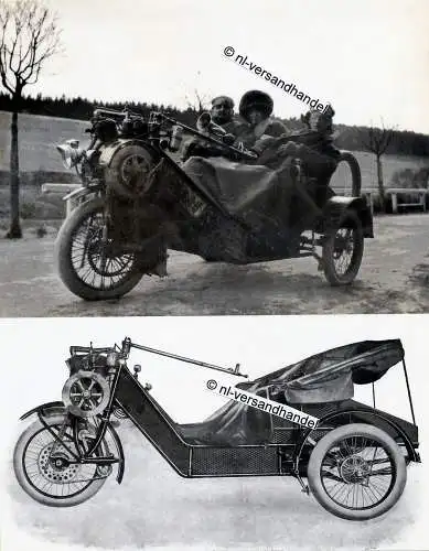 Phänomobil - Dreirad- 1908 - Archiv Verlag - nl-Versandhandel 