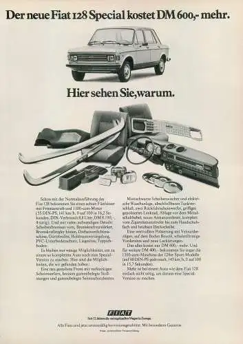 Fiat-128-1974-Reklame-Werbung-vintage print ad-Vintage Publicidad