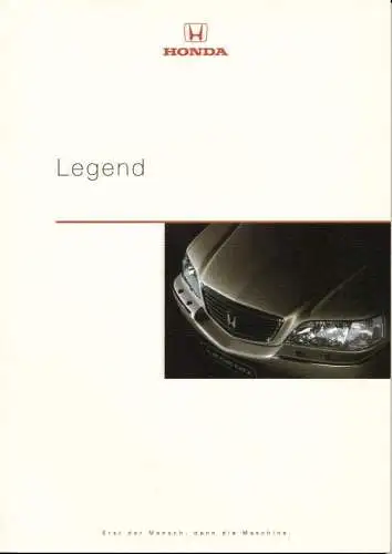 Honda - Legend - Prospekt - 08/1999 - Deutsch - nl-Versandhandel