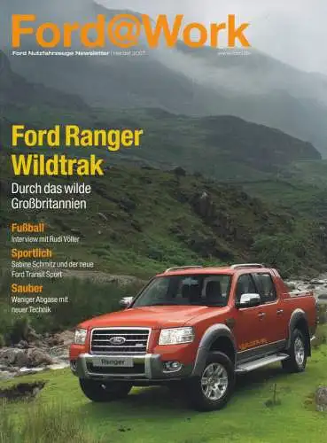 Ford -  Ford@Work - Ford Ranger - Magazin - 2007 - Deutsch - nl-Versandhandel