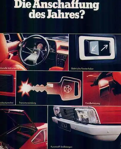 Chrysler-Simca-1307-1975-Reklame-Werbung-genuineAdvertising-nl-Versandhandel