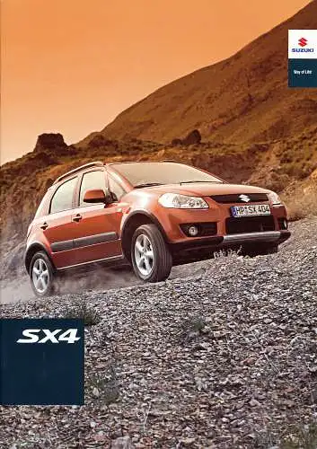 Suzuki -  SX4  - Prospekt + Preisliste - 01/09 - Deutsch - nl-Versandhandel