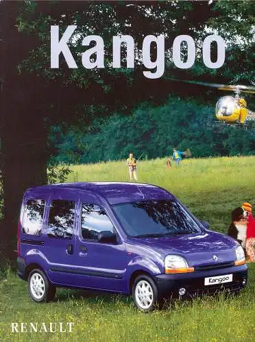 Renault -  Kangoo  -  Prospekt  -  März 1999  -  Deutsch - nl-Versandhandel