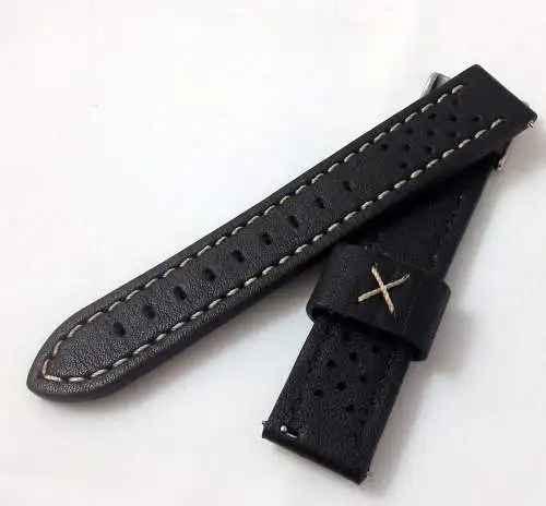 UHRENARMBAND RINDLEDER RALLYE-LOOK-20mm-22mm-RALLY WATCH BAND