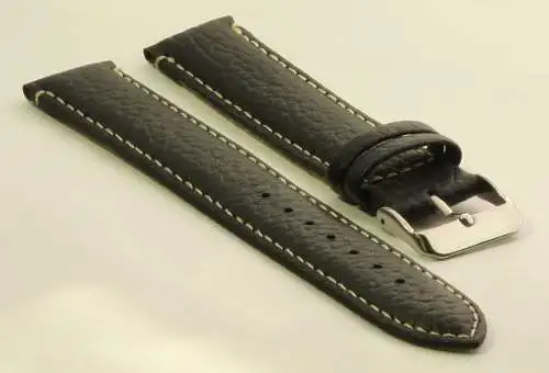 Echt-Bison-Leder-Uhrenband-Uhrenarmband- 18mm-20mm-22mm-24mm