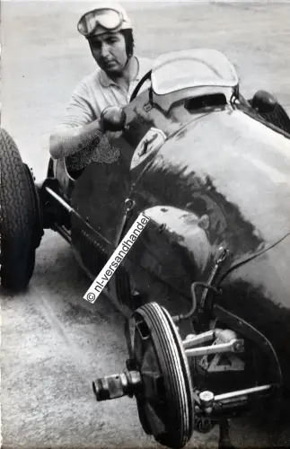 Kunstdruck - Ascari-Ferrari -Jean Behra - Juan Manuel Fangio - nl-Versandhandel 