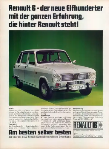 RENAULT 6  - 1971