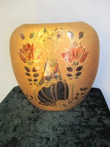 Vase von Rosenthal , Scheherazade , 22 cm hoch , Top Zustand , goldfarben 