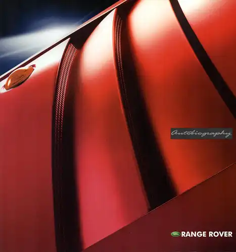 Prospekt / Katalog Landrover Range Rover "Autobiography" (von 2003) Land Rover