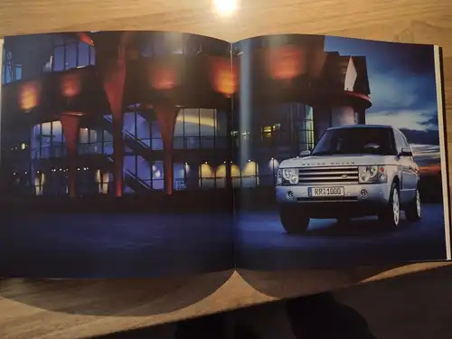 Prospekt / Katalog Landrover Range Rover "Autobiography" (von 2003) Land Rover