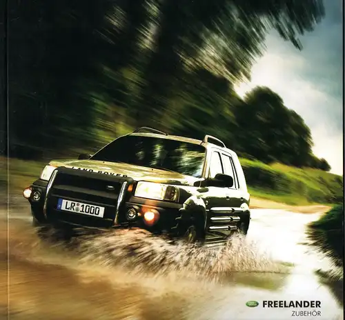Prospekt / Katalog Land Rover "Freelander Zubehör"von 2003