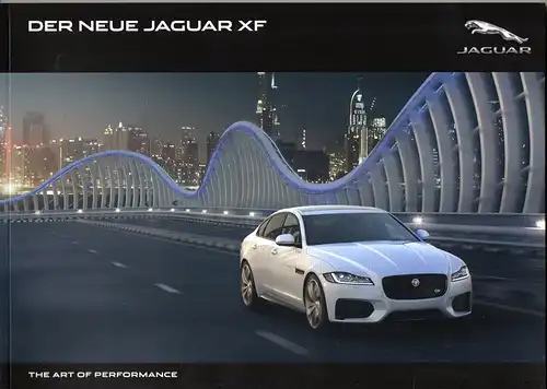 Prospekt / Katalog " Der Neue Jaguar XF" von 2015