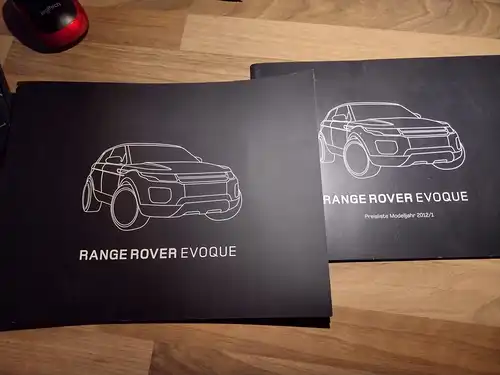 Prospekt + Preisliste Landrover "Range Rover Evoque" (Land Rover) von 2011/12