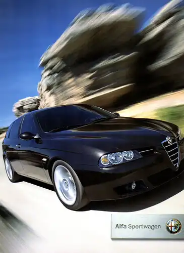 Original Prospekt Alfa Romeo Sportwagon von 2004