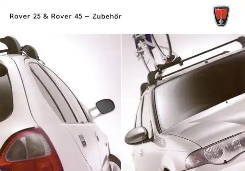 Prospekt Rover 25 & 45 Zubehör (von 2005)