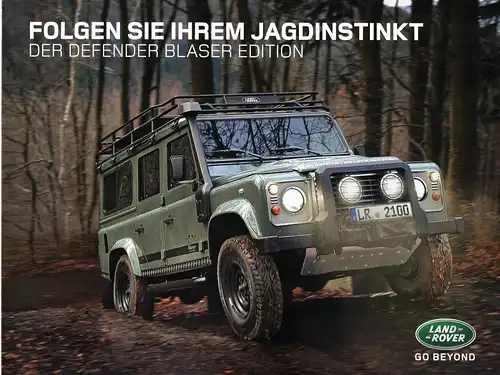 org. Prospekt Landrover Defender Blaser Edition (Land Rover)