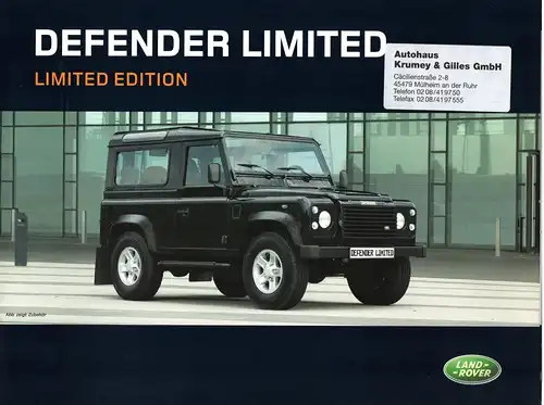 Landrover Defender Limited Edition von 2005 (Land Rover)