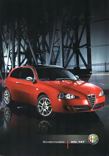 Prospekt Alfa 147 Sondermodell