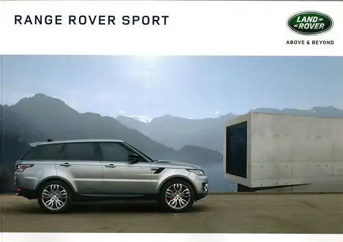 Prospekt / Katalog Landrover "Range Rover Sport" (Land Rover)