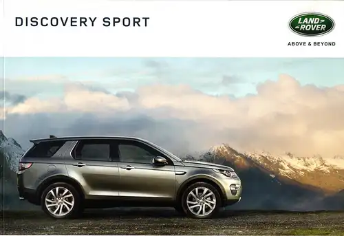 Prospekt / Katalog Land Rover Discovery Sport von 2016