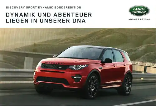 Prospekt Landrover "Discovery Sport Dynamic Sonderedition" (Land Rover)