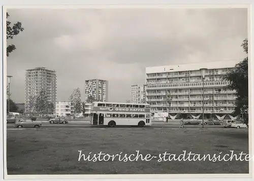 Berlin - Hansaviertel - Oscsar-Niemeyer-Haus - Architektur Bus Onko Kaffee - Altes Foto 1950er