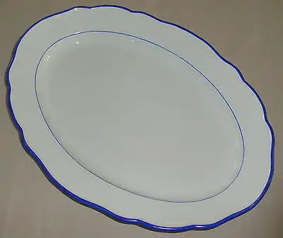 Meissner Porzellan Servier-Platte/Fleisch-Platte (da3024) 0