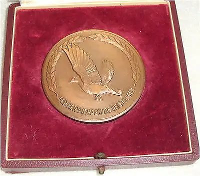DDR GST Medaille Taubenzucht "Für hervorragende Leistungen" in OVP  (da3498)