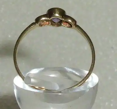 Ring aus 333er Gold mit Amethyst, Gr. 63 Ø 20,1 mm (da3913)
