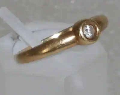 Ring aus 585er Gold mit Jade und 6 Diamanten, Gr. 60/Ø 19,1 mm  (da4156)